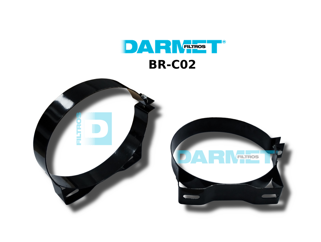 BR-C02 JUEGO DE 2 BRIDAS C-02 CARCASA DE 8M