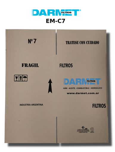 [EM-C7] EM-C7 CAJA DE CARTÓN CORRUGADO N.º 7